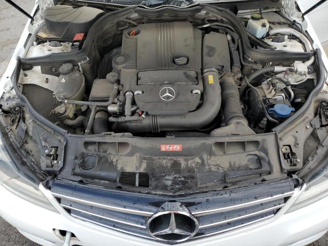 WDDGF4HB2DR273880 - 2013 MERCEDES-BENZ C 250 WHITE photo 11