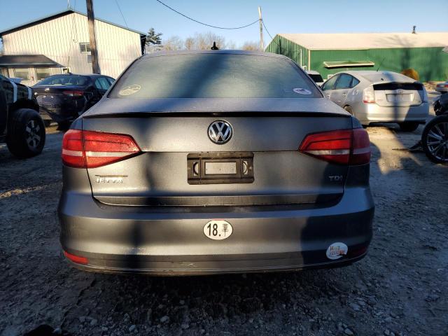 3VW3A7AJ8FM319336 - 2015 VOLKSWAGEN JETTA TDI BLACK photo 6