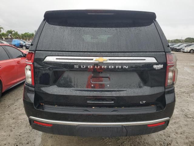 1GNSCCKD7MR472920 - 2021 CHEVROLET SUBURBAN C1500 LT BLACK photo 6