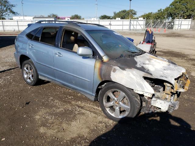 JTJGA31U140011381 - 2004 LEXUS RX 330 BLUE photo 4