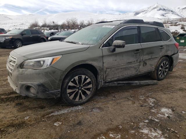 4S4BSANC0H3302955 - 2017 SUBARU OUTBACK 2.5I LIMITED GREEN photo 1