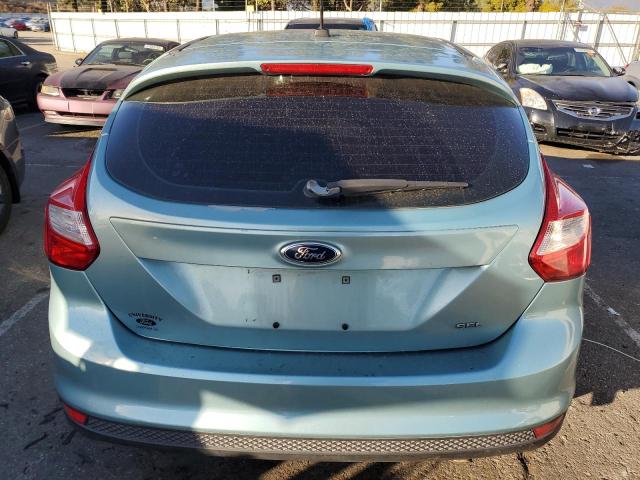 1FAHP3M29CL292865 - 2012 FORD FOCUS SEL BLUE photo 6