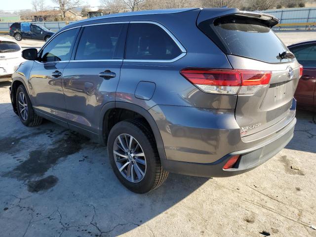 5TDKZRFH0HS217850 - 2017 TOYOTA HIGHLANDER SE GRAY photo 2