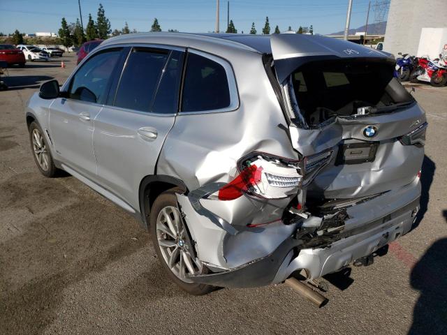 5UXTR9C52JLD57325 - 2018 BMW X3 XDRIVE30I Gümüş foto 2