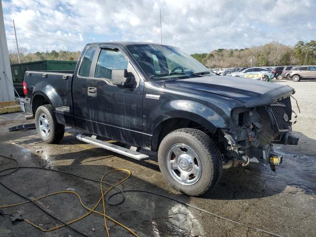 1FTRF02W65KC75312 - 2005 FORD F150 BLACK photo 4