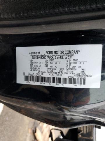 3FRNF6FC2CV187930 - 2012 FORD F650 SUPER DUTY BLACK photo 10