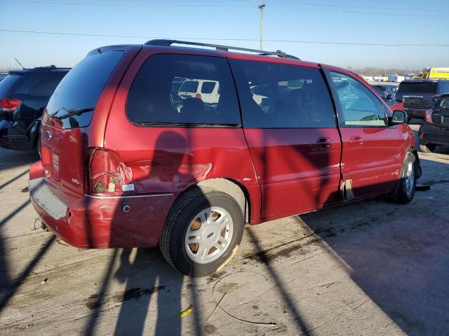 2FMZA52235BA17148 - 2005 FORD FREESTAR SEL RED photo 3