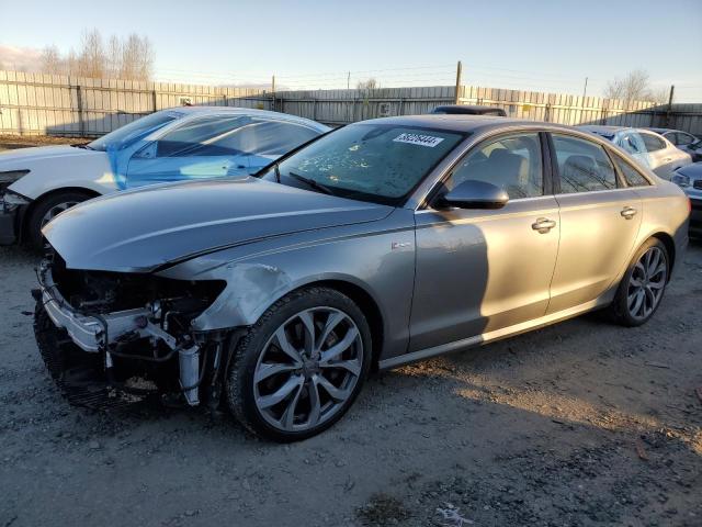 WAUJGAFC5DN117599 - 2013 AUDI A6 PRESTIGE GRAY photo 1
