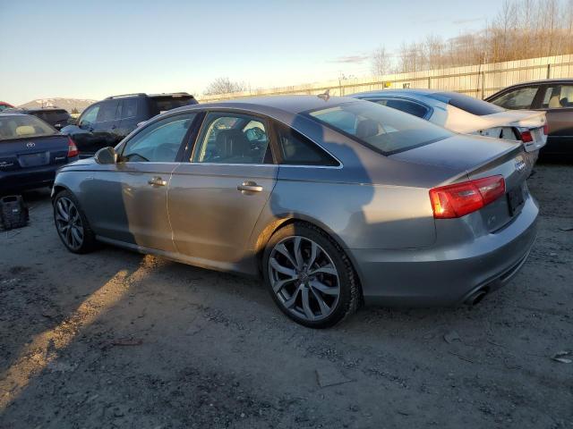 WAUJGAFC5DN117599 - 2013 AUDI A6 PRESTIGE GRAY photo 2