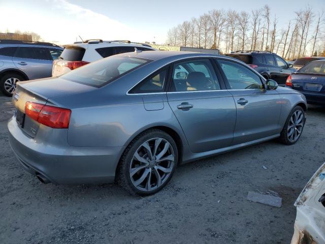 WAUJGAFC5DN117599 - 2013 AUDI A6 PRESTIGE GRAY photo 3