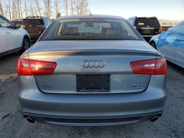 WAUJGAFC5DN117599 - 2013 AUDI A6 PRESTIGE GRAY photo 6