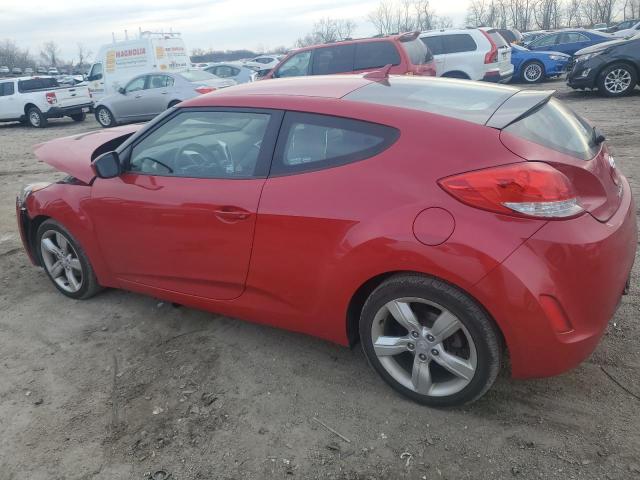 KMHTC6ADXDU086372 - 2013 HYUNDAI VELOSTER RED photo 2