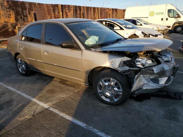 2HGES16514H569547 - 2004 HONDA CIVIC LX GOLD photo 4