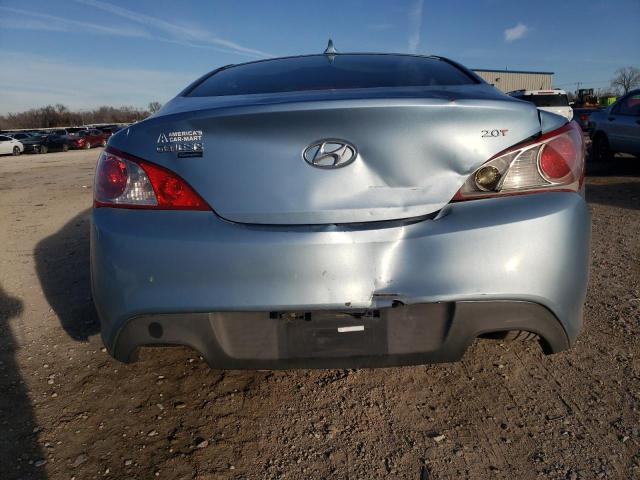 KMHHT6KD7CU072416 - 2012 HYUNDAI GENESIS CO 2.0T BLUE photo 6