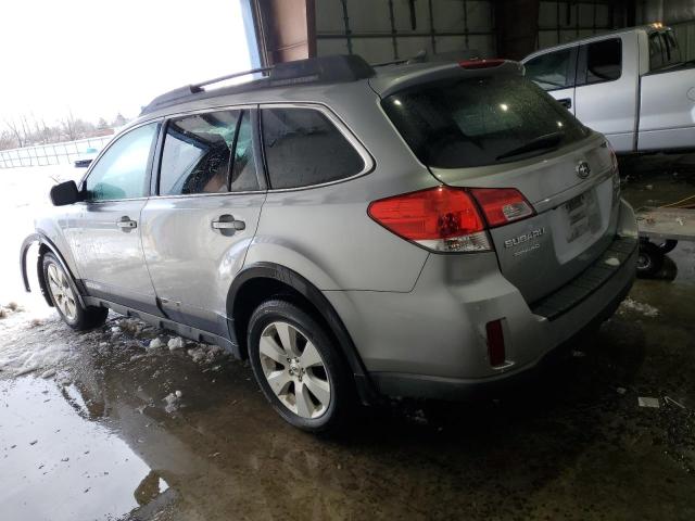 4S4BRBKC7B3436858 - 2011 SUBARU OUTBACK 2.5I LIMITED SILVER photo 2