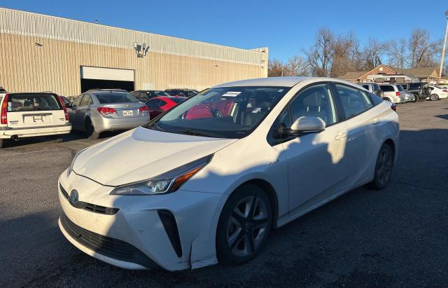 JTDKARFU1K3070550 - 2019 TOYOTA PRIUS WHITE photo 2