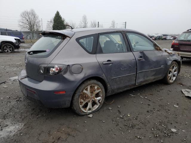 JM1BK343981868805 - 2008 MAZDA 3 HATCHBACK GRAY photo 3