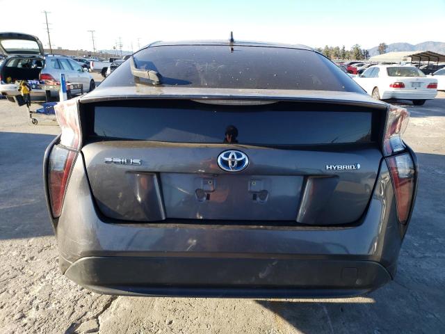 JTDKBRFU5G3008699 - 2016 TOYOTA PRIUS CHARCOAL photo 6