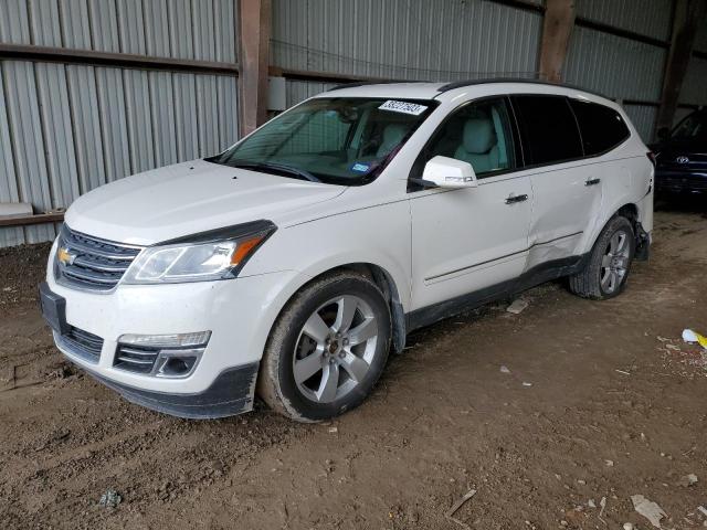 1GNKRLKD5DJ213047 - 2013 CHEVROLET TRAVERSE LTZ WHITE photo 1