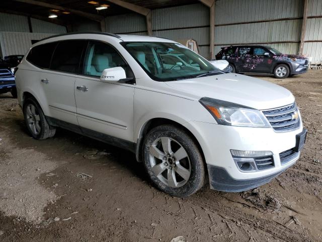 1GNKRLKD5DJ213047 - 2013 CHEVROLET TRAVERSE LTZ WHITE photo 4