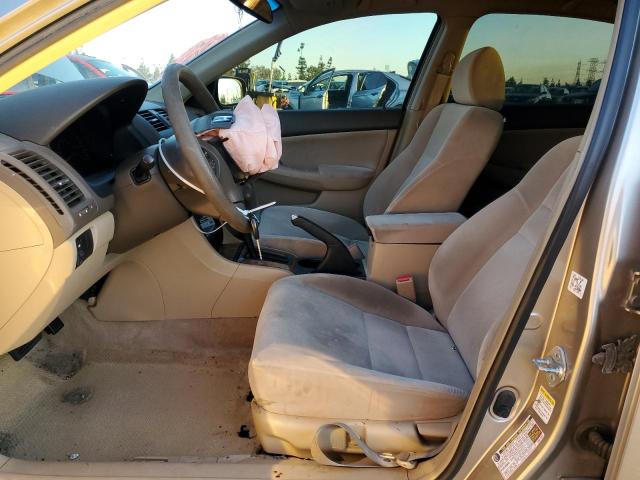 JHMCM56604C022724 - 2004 HONDA ACCORD EX TAN photo 7