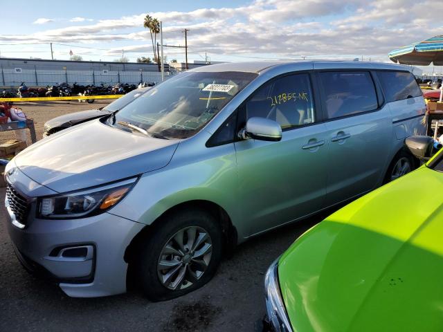 KNDMA5C10K6522305 - 2019 KIA SEDONA L GRAY photo 1