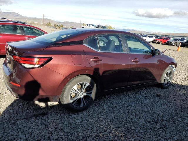 3N1AB8CV1PY227477 - 2023 NISSAN SENTRA SV RED photo 3