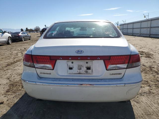 KMHFC46F16A096983 - 2006 HYUNDAI AZERA SE WHITE photo 6