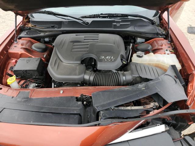 2C3CDZAGXLH206819 - 2020 DODGE CHALLENGER SXT ORANGE photo 11