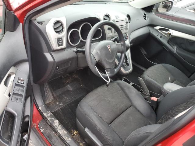 5Y2SP67809Z476521 - 2009 PONTIAC VIBE RED photo 8