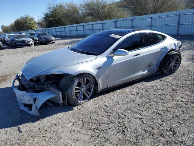 5YJSA1DP3DFP23089 - 2013 TESLA MODEL S ვერცხლისფერი ფოტო 1