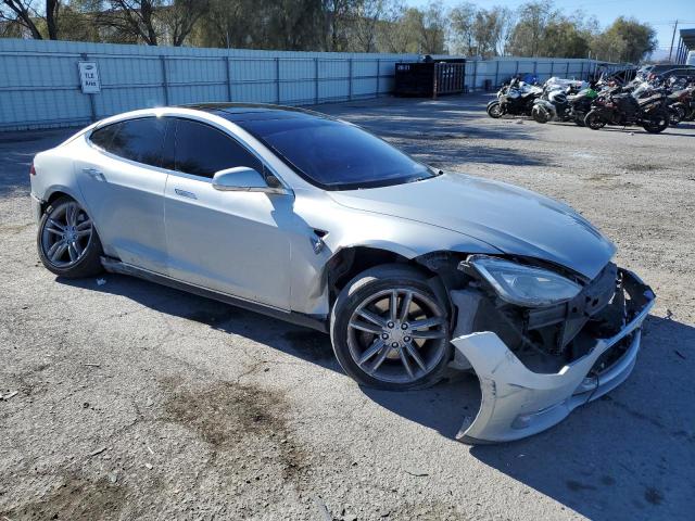 5YJSA1DP3DFP23089 - 2013 TESLA MODEL S ვერცხლისფერი ფოტო 4