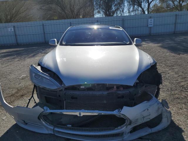 5YJSA1DP3DFP23089 - 2013 TESLA MODEL S ვერცხლისფერი ფოტო 5