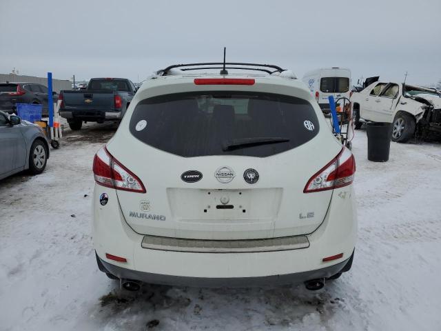 JN8AZ1MU8BW065969 - 2011 NISSAN MURANO S WHITE photo 6