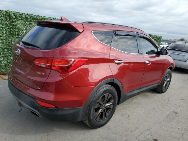 5XYZU3LB8EG213029 - 2014 HYUNDAI SANTA FE S RED photo 3