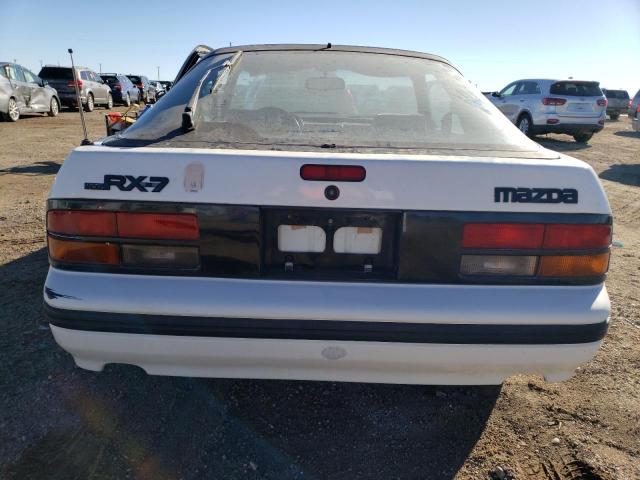 JM1FC3313J0630233 - 1988 MAZDA RX7 WHITE photo 6