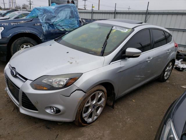 1FADP3N20EL119946 - 2014 FORD FOCUS TITANIUM GRAY photo 1