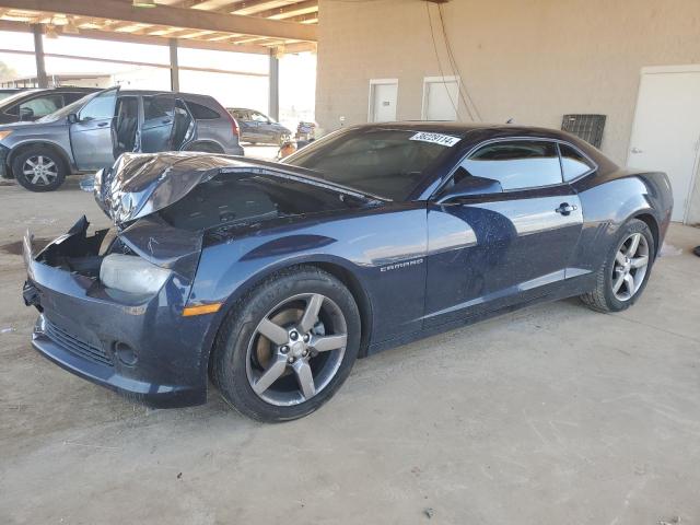 2G1FD1E38F9290633 - 2015 CHEVROLET CAMARO LT BLUE photo 1