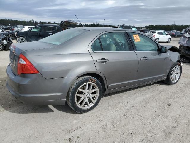 3FAHP0JA7BR144658 - 2011 FORD FUSION SEL GRAY photo 3