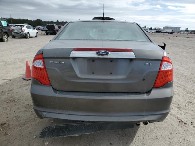 3FAHP0JA7BR144658 - 2011 FORD FUSION SEL GRAY photo 6