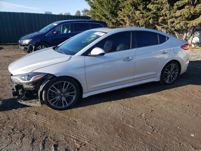 KMHD04LB1JU679322 - 2018 HYUNDAI ELANTRA SPORT SILVER photo 1