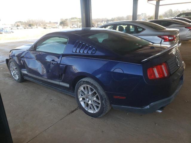 1ZVBP8AM1C5220904 - 2012 FORD MUSTANG BLUE photo 2