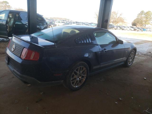 1ZVBP8AM1C5220904 - 2012 FORD MUSTANG BLUE photo 3