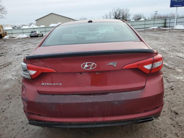 5NPE24AF4FH162459 - 2015 HYUNDAI SONATA SE BURGUNDY photo 6