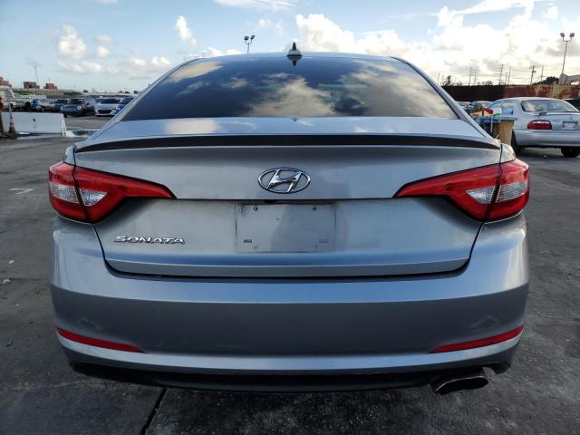 5NPE24AF2HH557467 - 2017 HYUNDAI SONATA SE GRAY photo 6