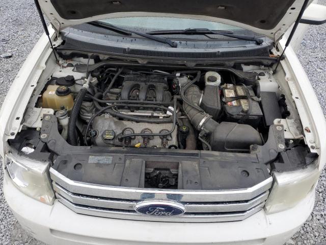 2FMGK5CC6ABB29898 - 2010 FORD FLEX SEL WHITE photo 11