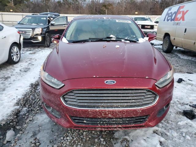 3FA6P0HD6ER133582 - 2014 FORD FUSION SE BURGUNDY photo 5