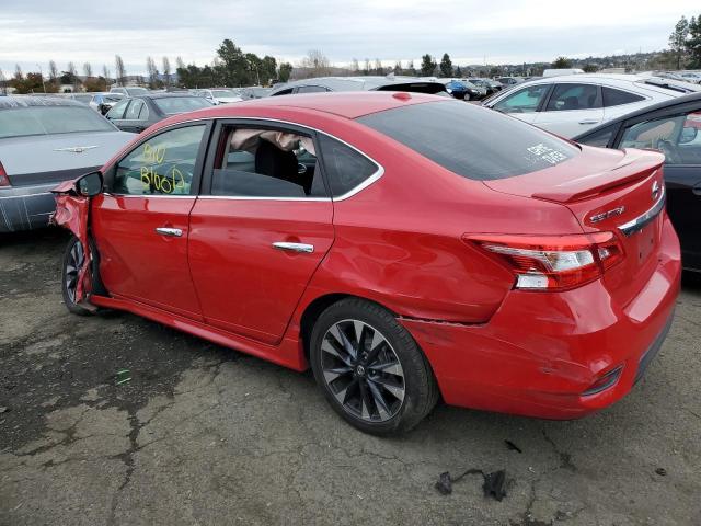 3N1AB7AP7HY214927 - 2017 NISSAN SENTRA S RED photo 2