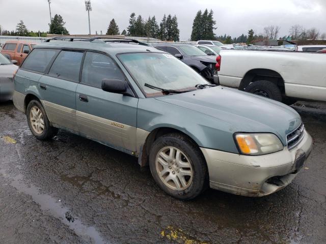 4S3BH675717640186 - 2001 SUBARU LEGACY OUTBACK AWP 青色 照片 4