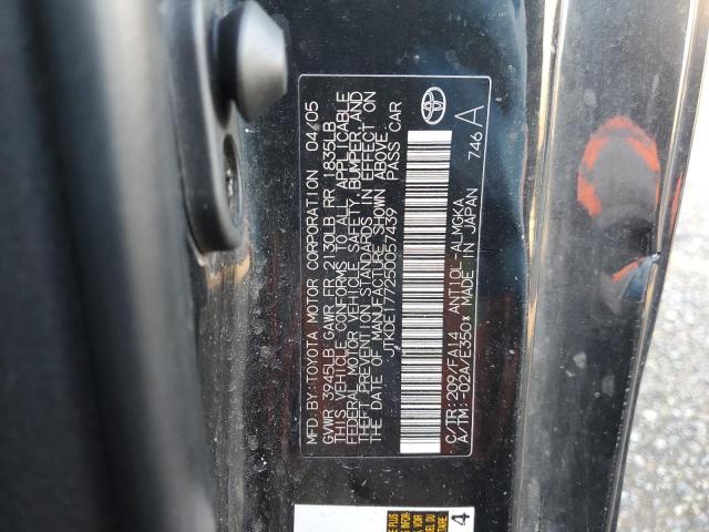 JTKDE177250057439 - 2005 TOYOTA SCION TC 黑色 照片 12